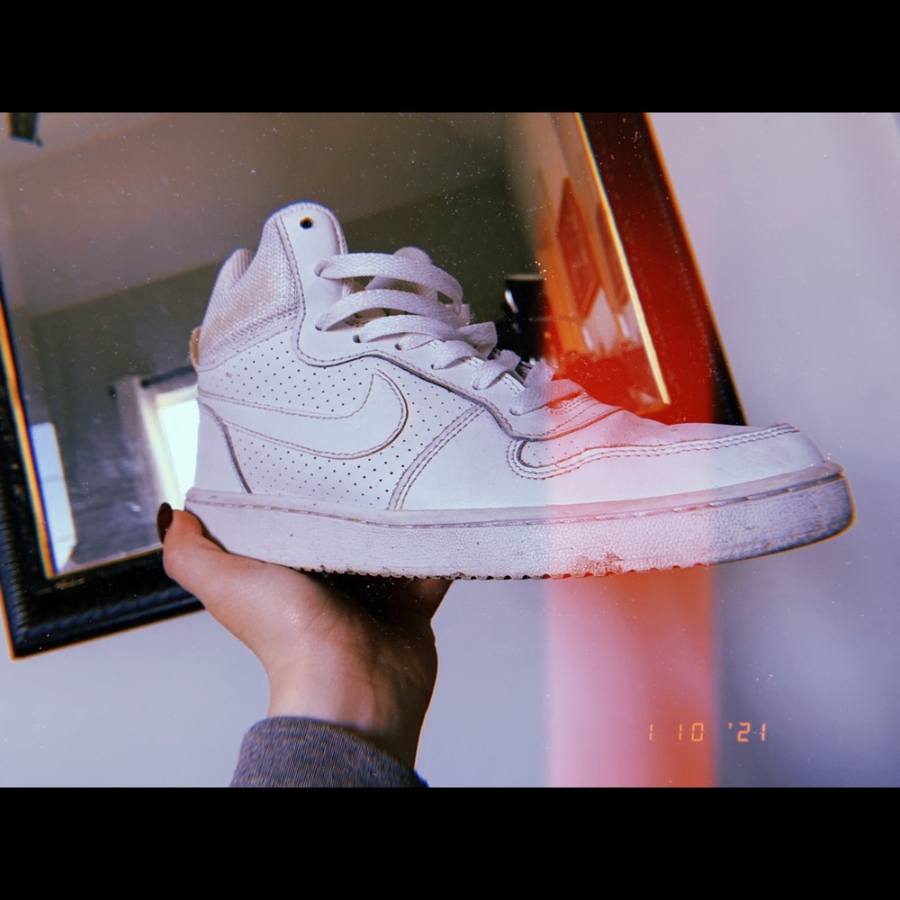 White Nike High Top Sneaker